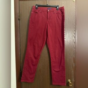 Bandolino Straight leg cranberry women's